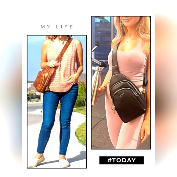 NWOT INICAT 5-Way Crossbody Sling Waist or Shoulder Bag - Picture 7 of 17